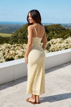 Wildflower Maxi Dress Yellow