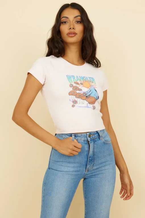WRANGLER Baby Rib Tee Shroom