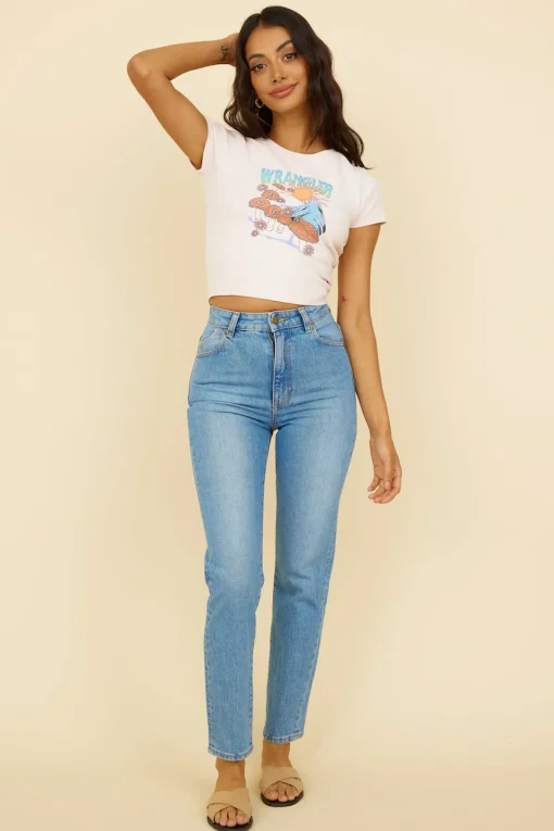 WRANGLER Baby Rib Tee Shroom