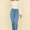 WRANGLER Drew Mom Jean Blue Revival