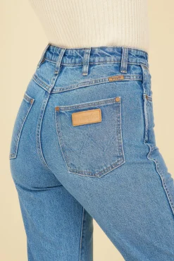 WRANGLER Drew Mom Jean Blue Revival