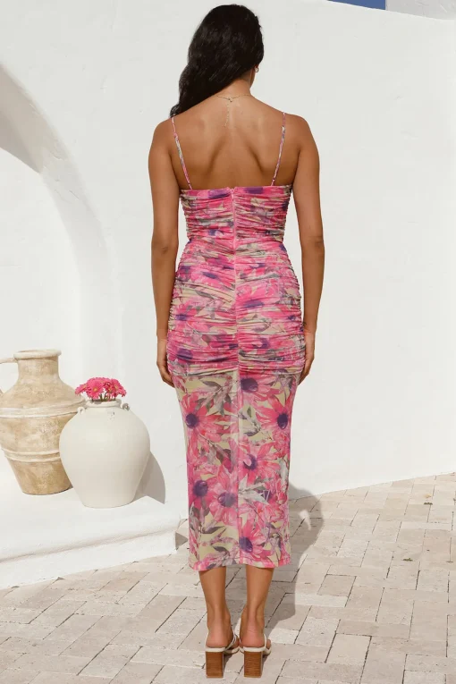 You Move Me Maxi Dress Pink